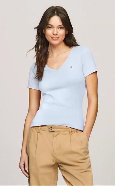 Жіноча футболка Tommy Hilfiger V-Neck T-Shirt зображення