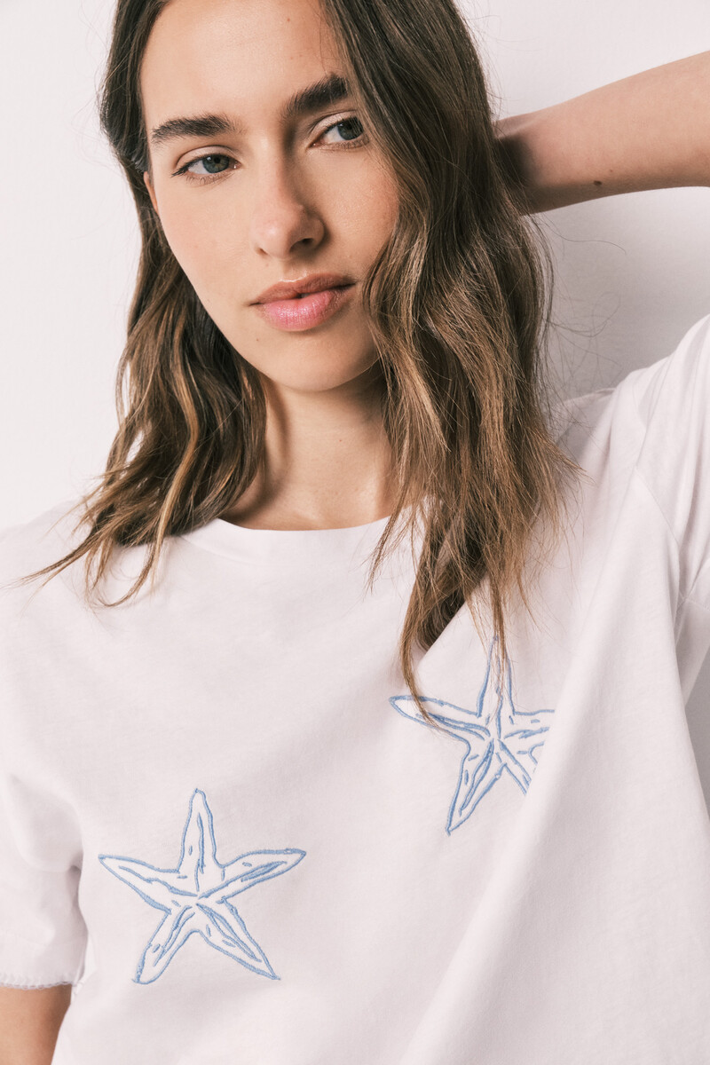 Жіноча коротка піжама з морськими зірками Women'Secret Starfish