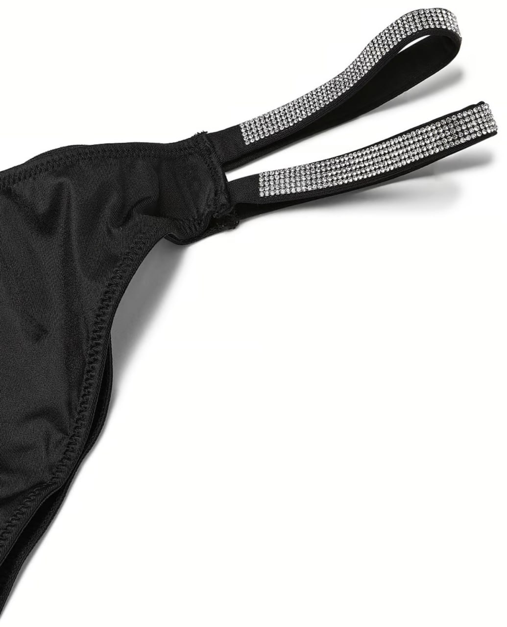 Трусики зі стразами від Victoria’s Secret - Double Shine Strap Smooth Brazilian Panty