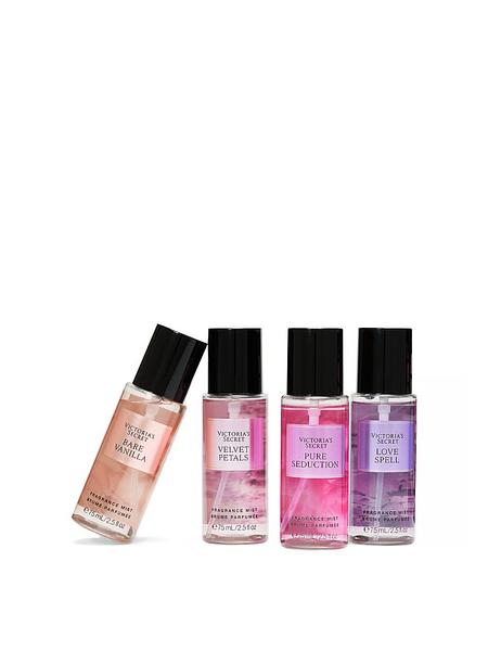 Подарунковий набір міні-спреїв від Victoria’s Secret у стильній прозорій косметичці зображення