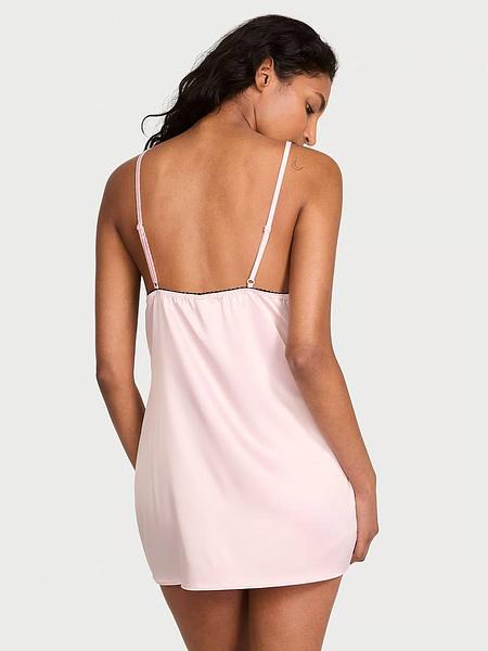 Нічна сорочка від Victoria's Secret - Tease Satin Lace-Trim Mini Slip Dress зображення