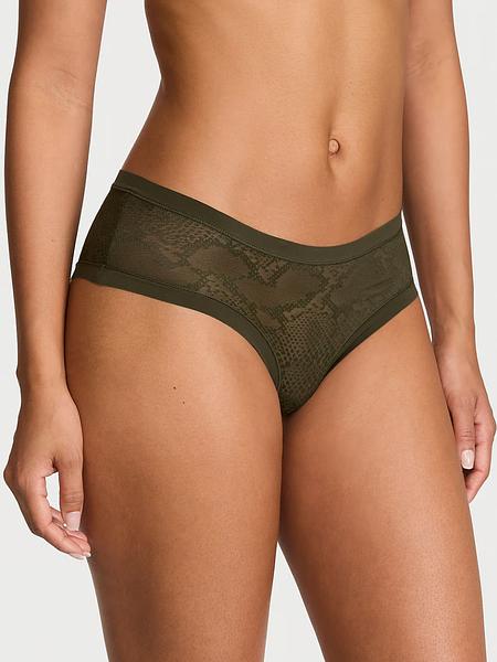 Безшовні трусики  Victoria's Secret No-Show Snake Mesh Cheeky Panty зображення