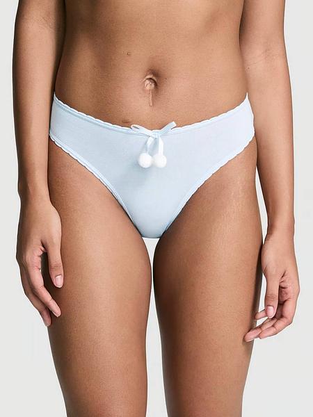Трусики від PINK - Powder Puff Cotton Cheeky Panty зображення