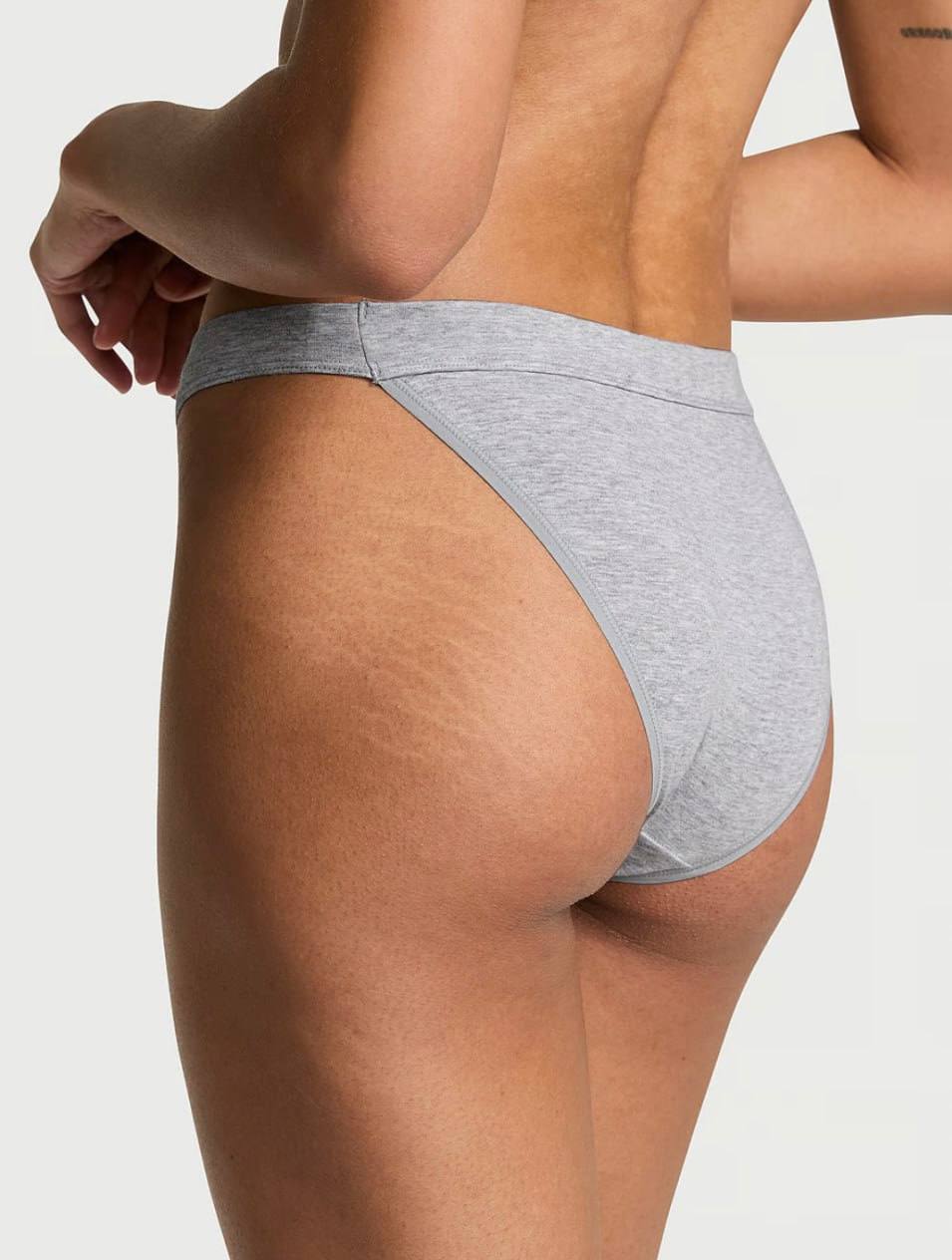 Трусики з логотипом від Victoria’s Secret - Logo Cotton Tanga Panty