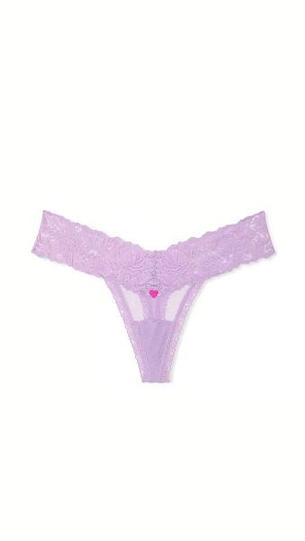 Мереживні стрінги від Victoria’s Secret - Lace Heart Blooms Thong Panty зображення