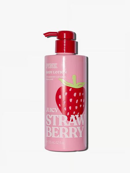 Лосьйон для тіла Juicy Strawberry Body Lotion від PINK зображення