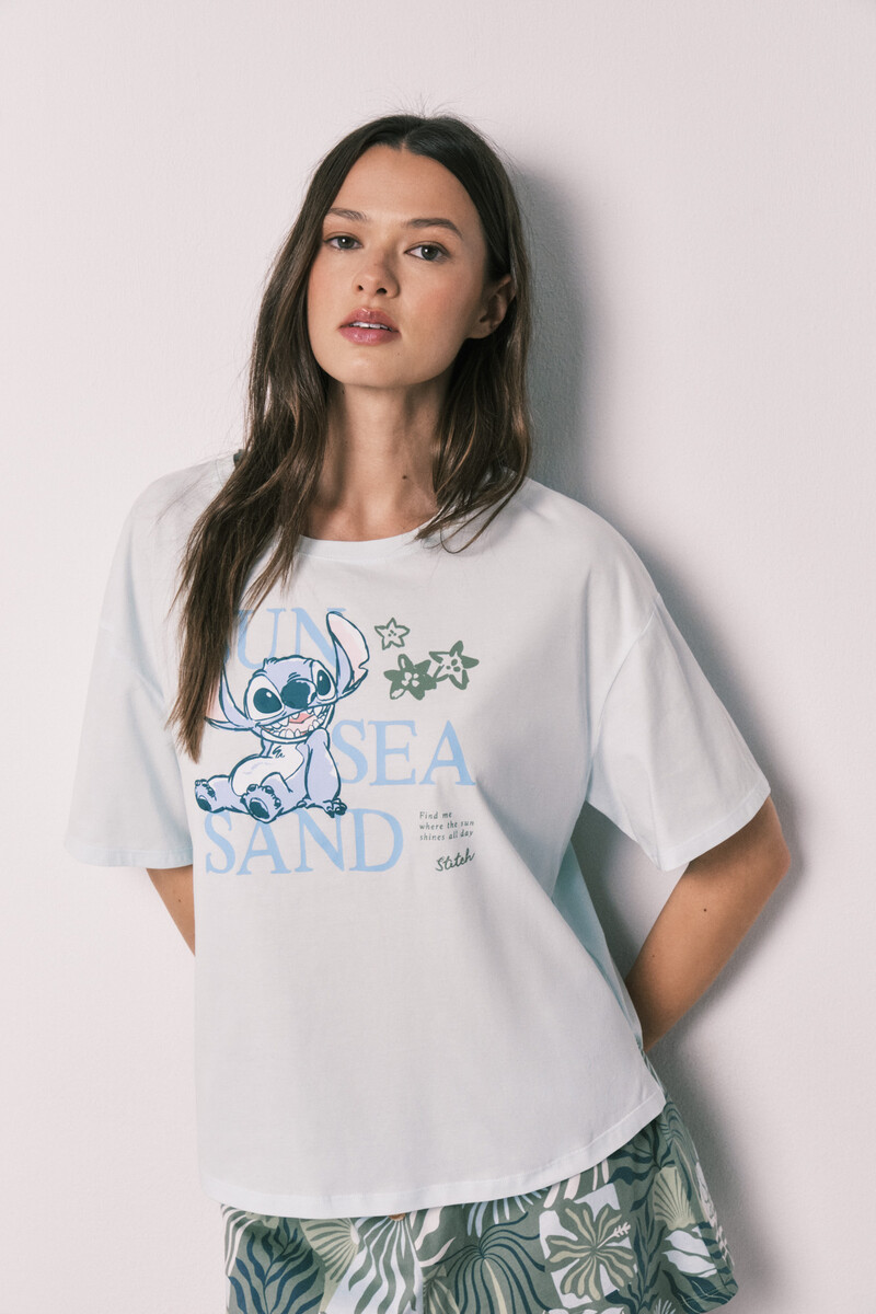 Жіноча коротка піжама Women'Secret  Disney Stitch