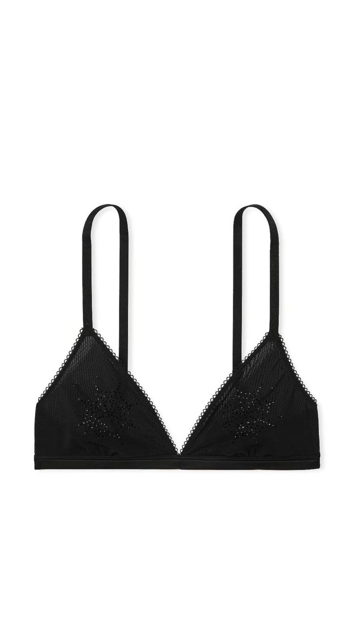 Бра зі стразами від Victoria’s Secret - Spiderweb Shine Mesh Triangle Bralette