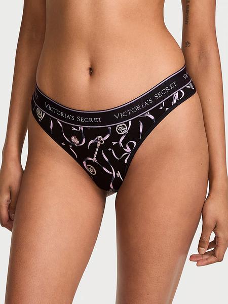 Cтрінги з логотипом від Victoria’s Secret - Logo Thong Panty зображення