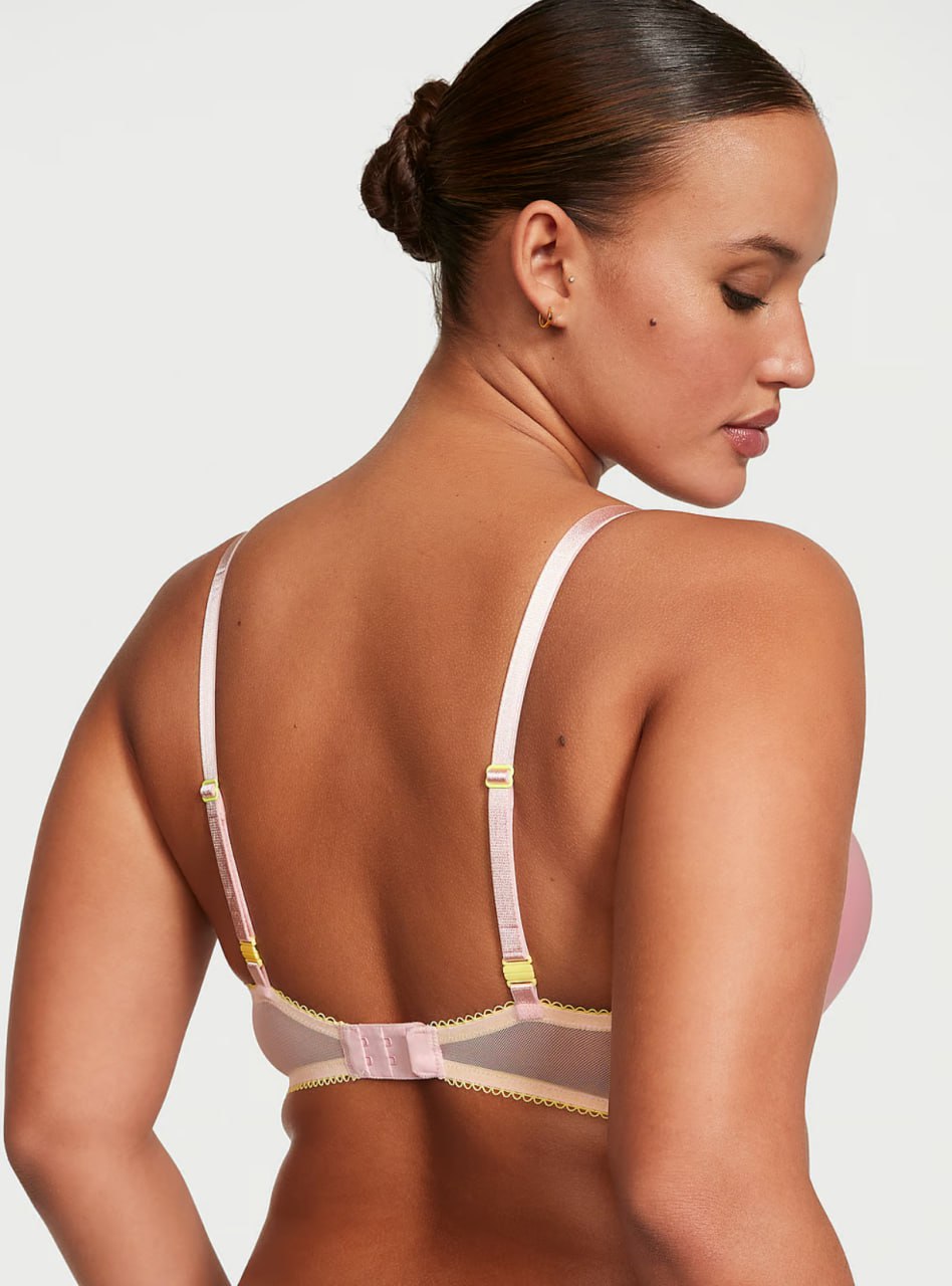 Комплект білизни з мереживом від Victoria’s Secret - Tease Push-Up Bra / Tease High-Leg Scoop Thong Panty