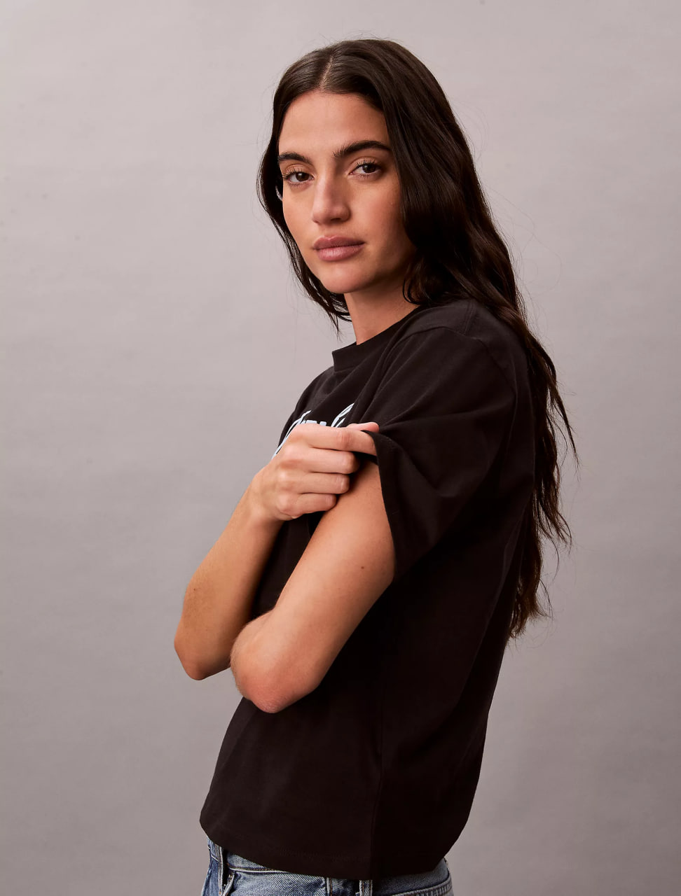 Жіноча футболка Calvin Klein Raised Logo Graphic Boxy T-Shirt 