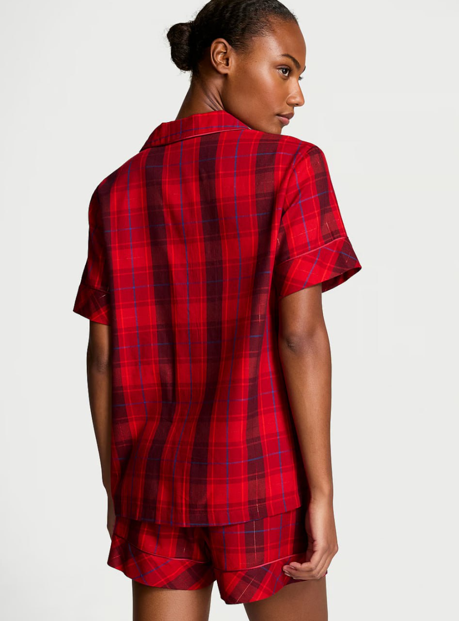 Піжамний комплект від Victoria's Secret - Flannel Short Pajama Set