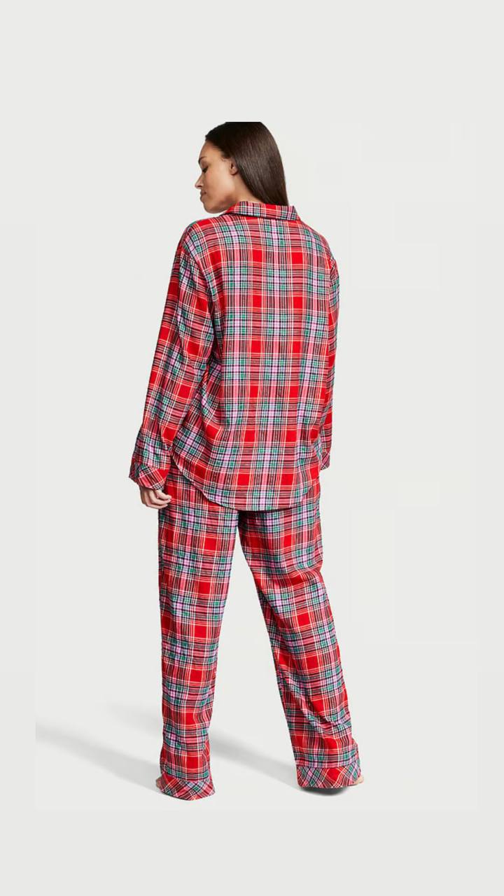 Піжамний комплект від Victoria's Secret - Flannel Long Pajama Set