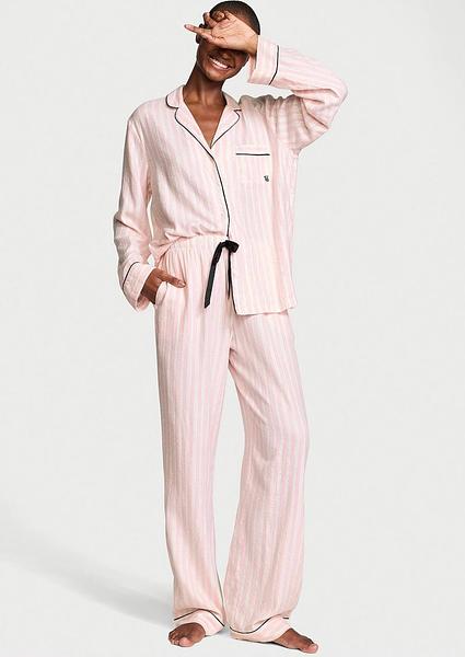 Піжамний комплект від Victoria's Secret - Flannel Long Pajama Set   зображення