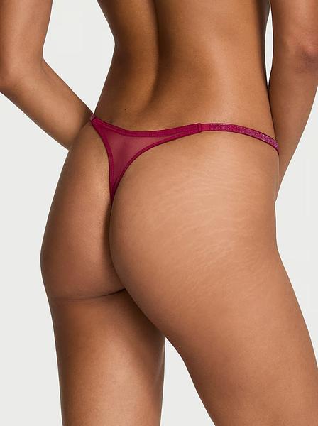 Стрінги зі стразами від Victoria’s Secret  - Sheer Shine Thong Panty зображення