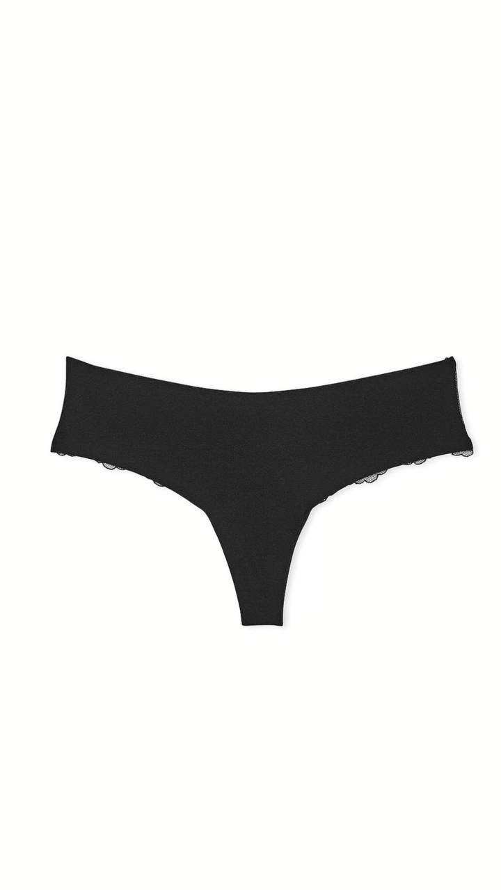 Безшовні стрінги від Victoria’s Secret - No-Show Lace-Back Thong Panty