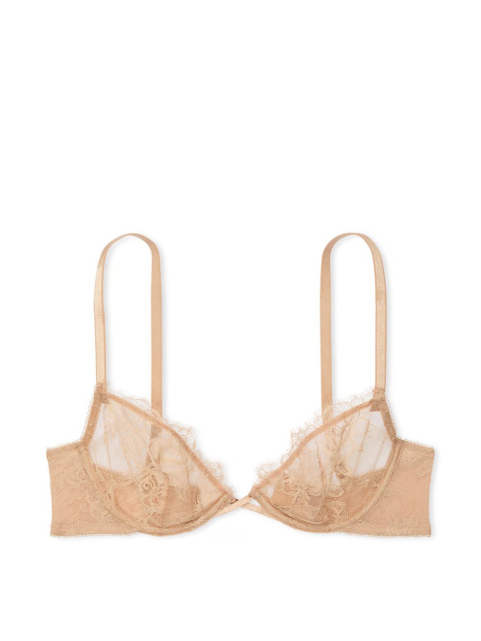 Жіночий бюстгальтер Victoria's Secret Rose Lace Unlined Low-Cut Demi Bra
