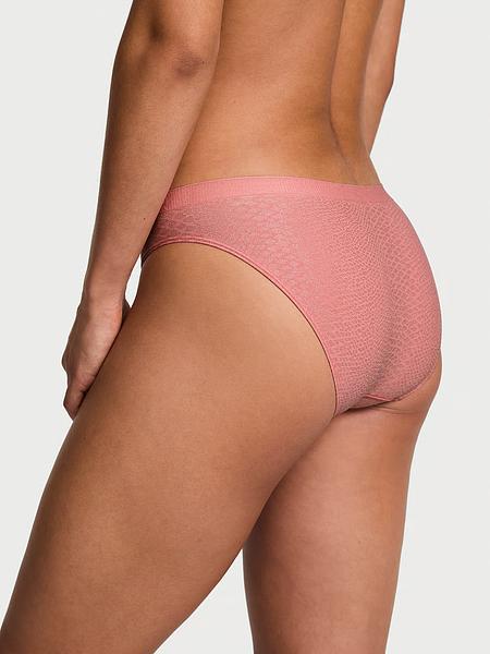 трусики бікіні Victoria's Secret Seamless Snake Jacquard Bikini Panty  зображення