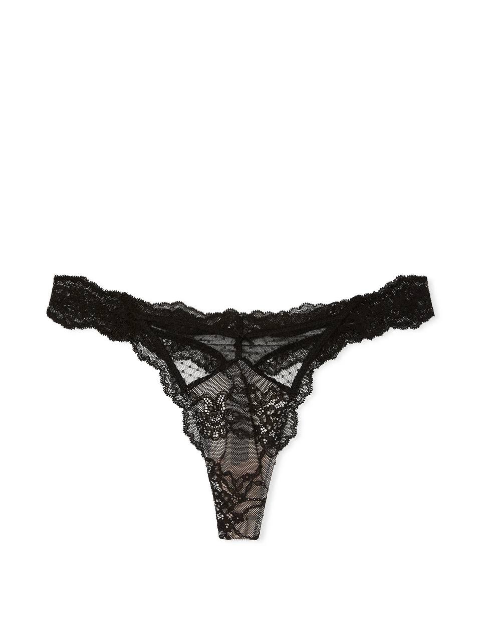 Мереживні стрінги від Victoria’s Secret - Lace & Mesh Thong Panty