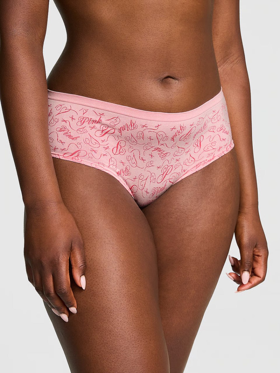 Трусики з принтом від Pink - Seamless Hiphugger Panty