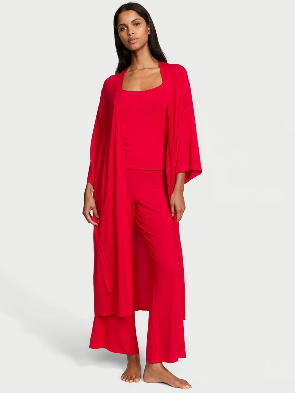 Домашній комплект від Victoria’s Secret халат, майка та штани - Modal Soft 3-Piece Set
