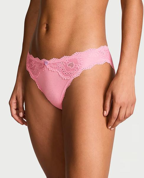 Трусики від Victoria’s Secret - Heart Eyelet Cotton Bikini Panty зображення