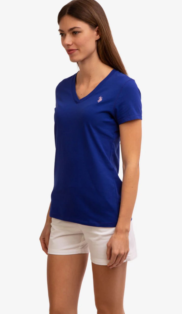 Футболка з V-подібним вирізом U.S. Polo Assn