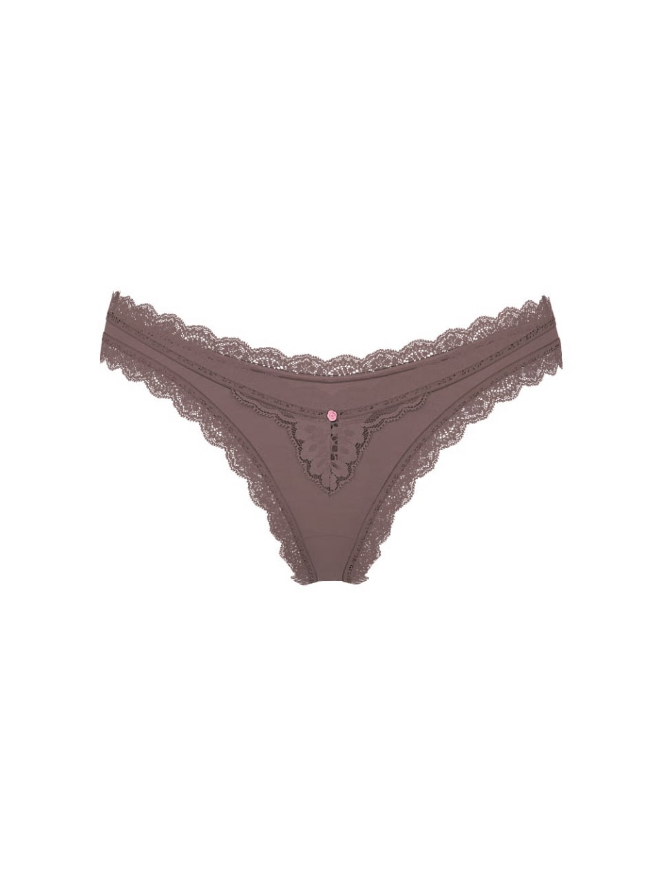 Жіночі трусики від Victoria's Secret - Lace-Trim Brazilian Panty