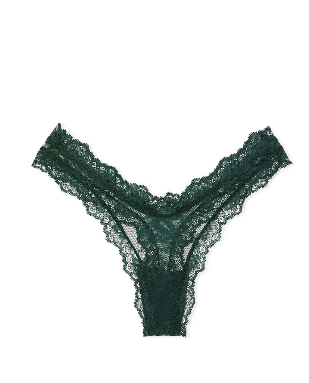 Мереживні стрінги від Victoria’s Secret - Rose Lace High-Leg Thong Panty
