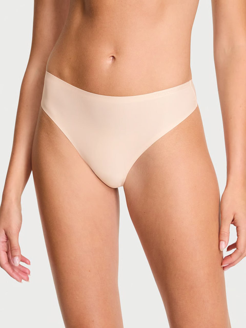 Жіночі безшовні трусики від Victoria's Secret - Body by Victoria Flex Mid-Rise Thong Panty