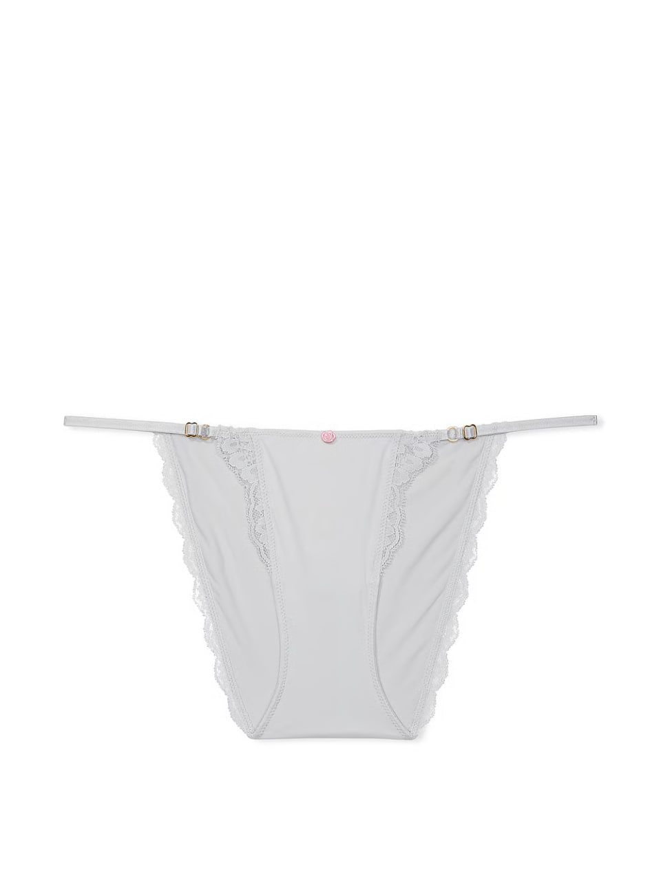 Трусики-бікіні від Victoria’s Secret - Lace-Trim Adjustable String Bikini Panty
