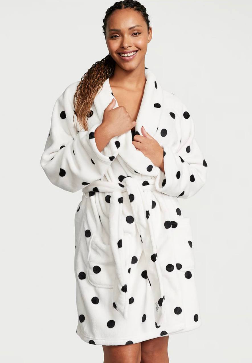 Плюшевий халат від Victoria's Secret Short Cozy Robe
