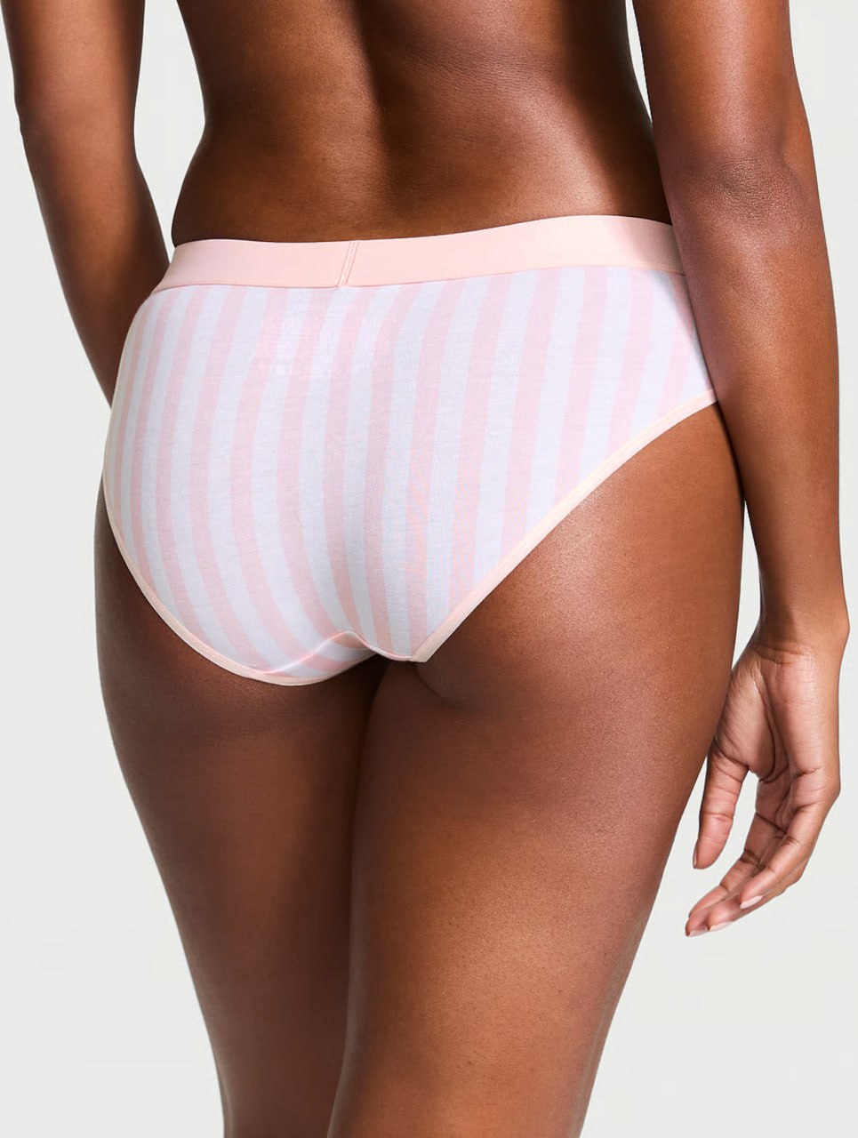 Трусики з блискучим логотипом від Victoria’s Secret - Logo Cotton Shine Patch Hiphugger Panty