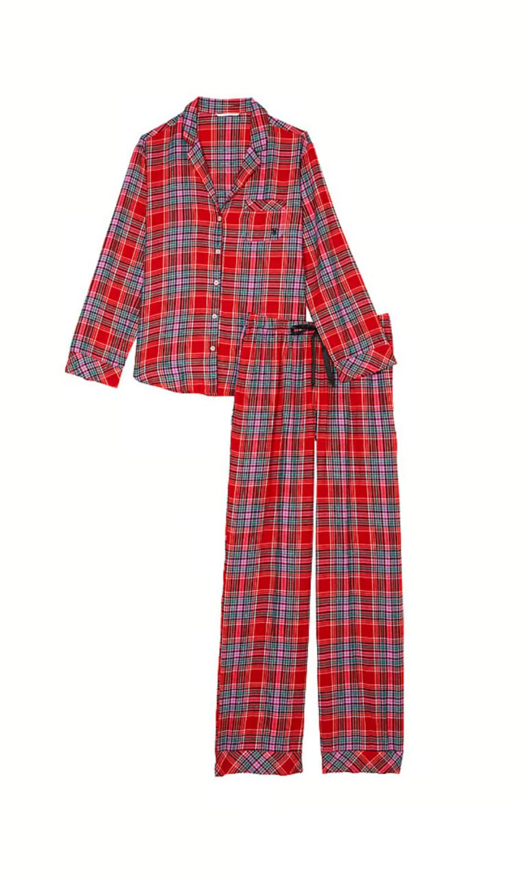 Піжамний комплект від Victoria's Secret - Flannel Long Pajama Set