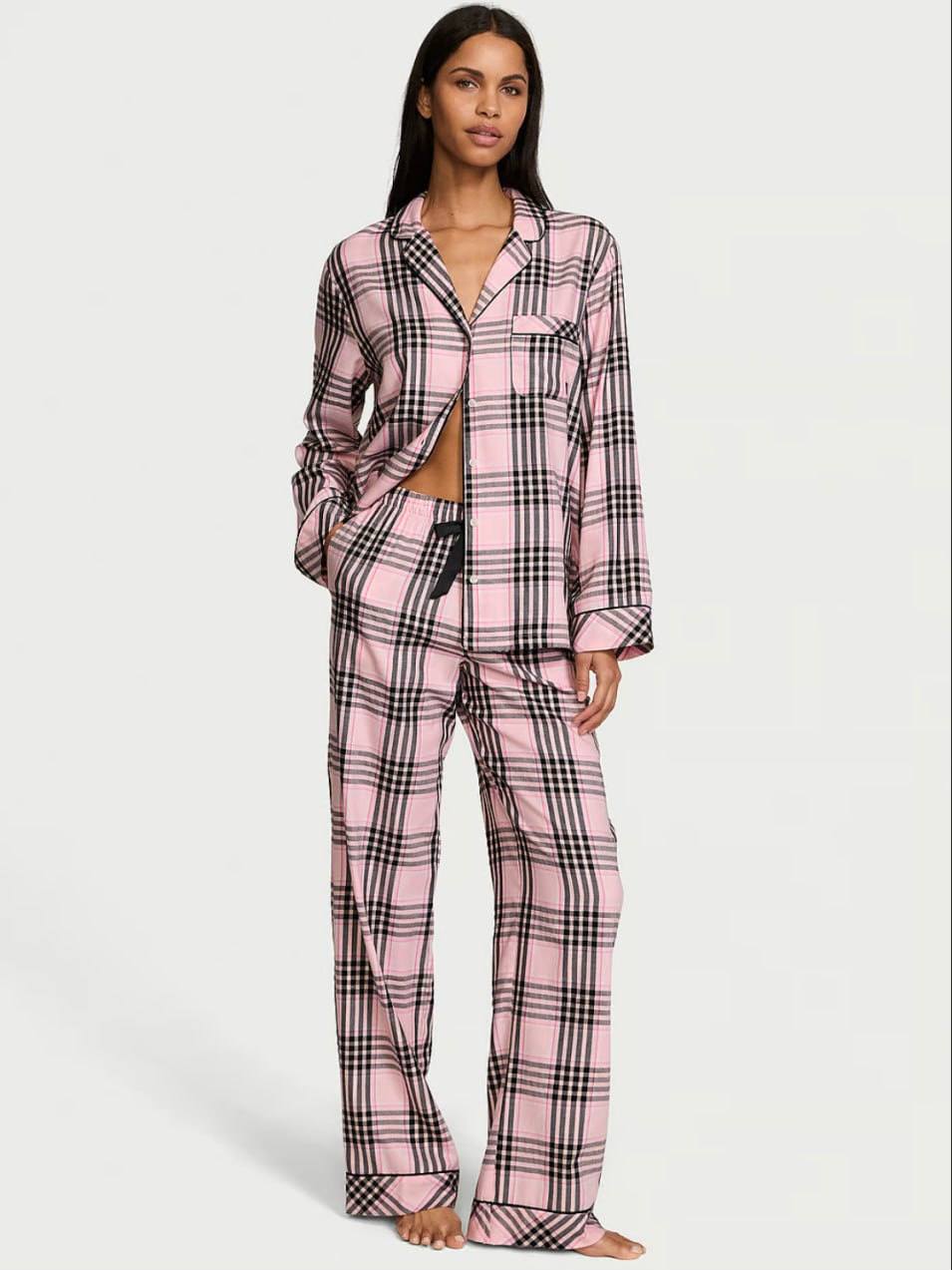 Піжамний комплект від Victoria's Secret - Flannel Long Pajama Set  