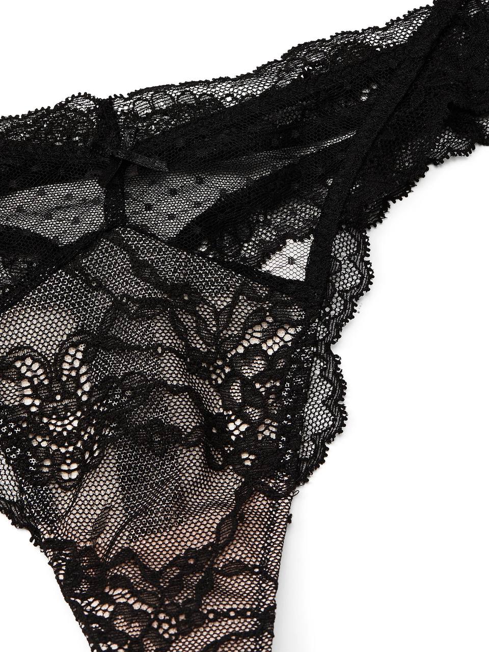 Мереживні стрінги від Victoria’s Secret - Lace & Mesh Thong Panty