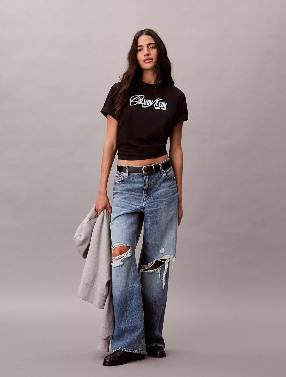 Жіноча футболка Calvin Klein Raised Logo Graphic Boxy T-Shirt