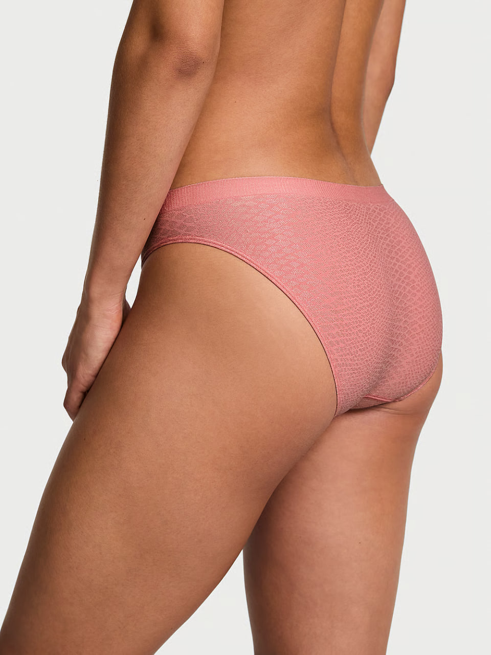 трусики бікіні Victoria's Secret Seamless Snake Jacquard Bikini Panty 