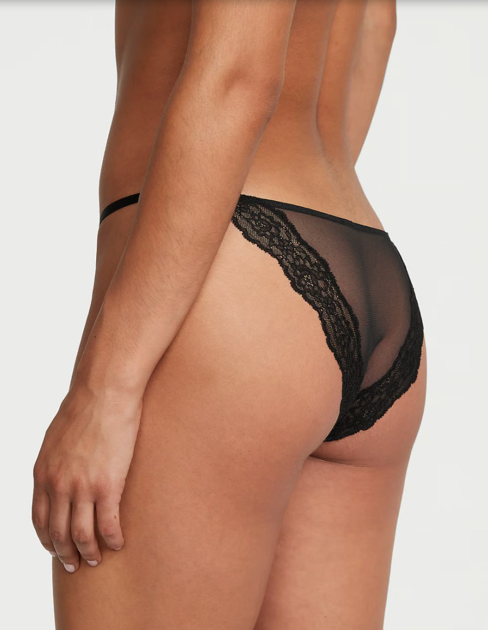 Мереживні трусики від Victoria’s Secret - Lace & Mesh String Bikini Panty