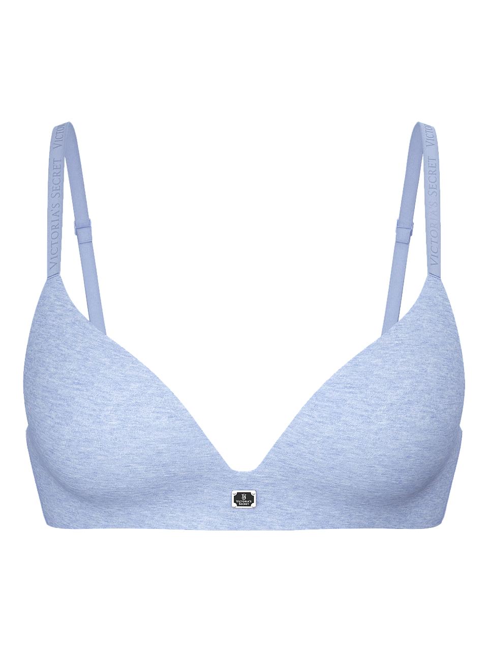  Безшовний бюстгальтер від Victoria’s Secret - Cotton Logo Hardware Lightly Lined Wireless Bra