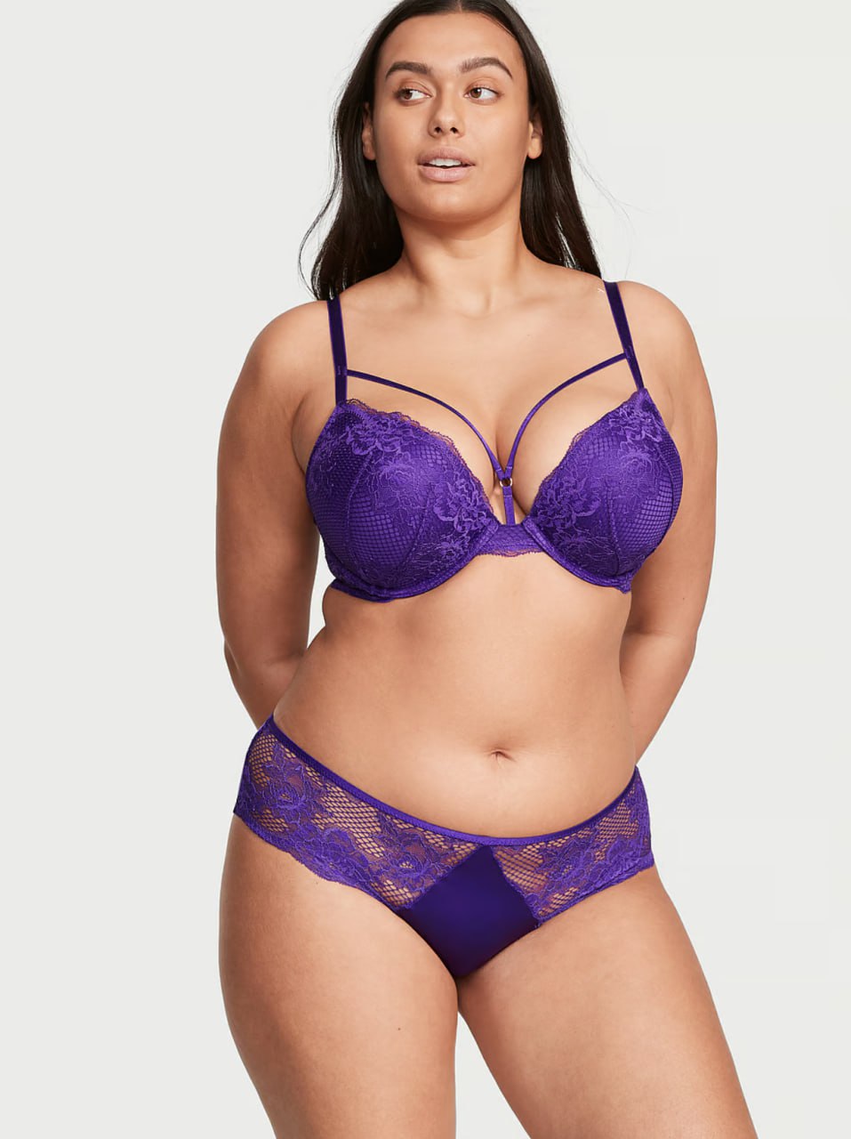 Мереживні трусики від Victoria’s Secret - Fishnet Floral Cheeky Panty