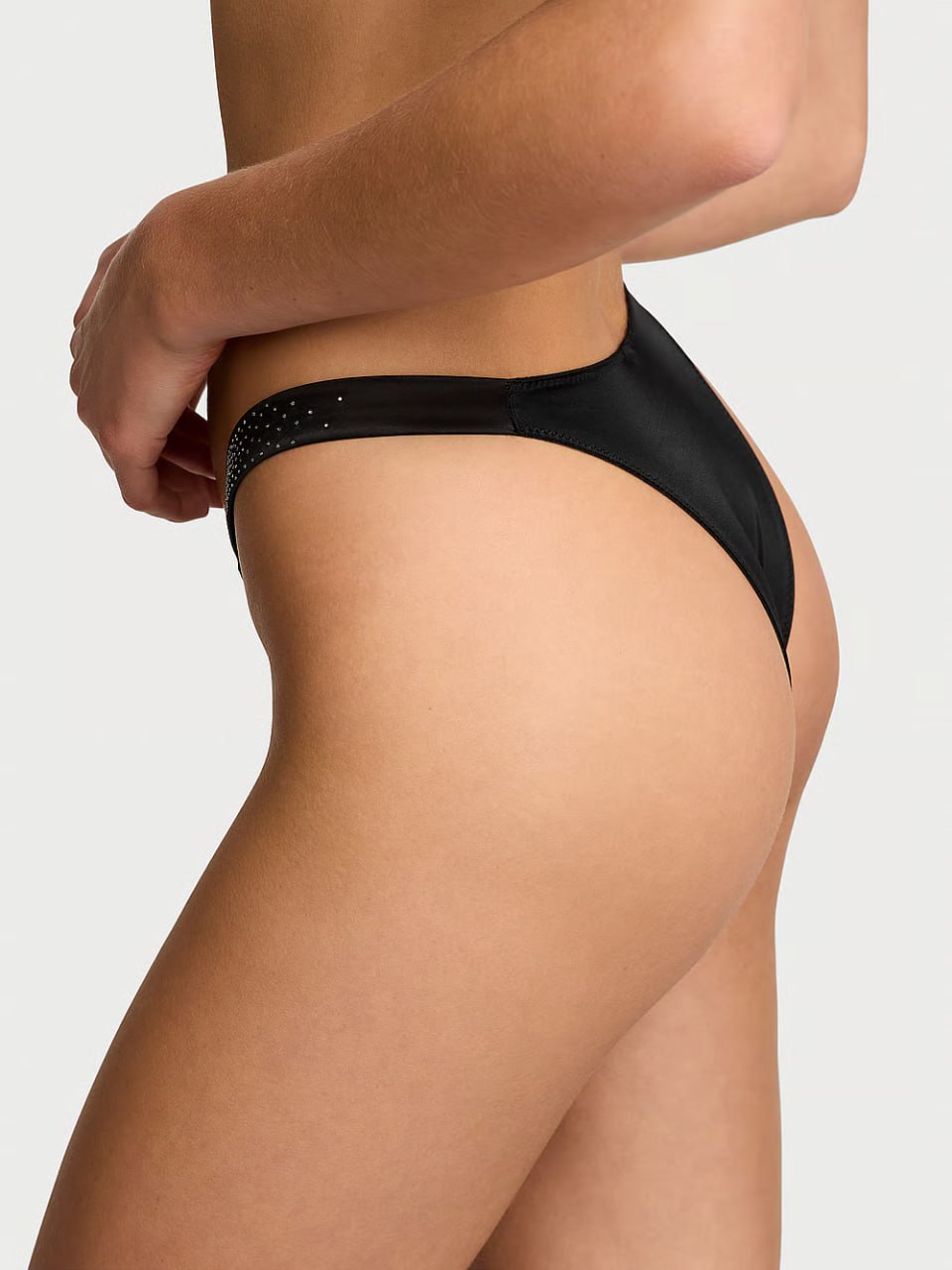 Трусики зі стразами від Victoria’s Secret - Shine Strap Brazilian Panty