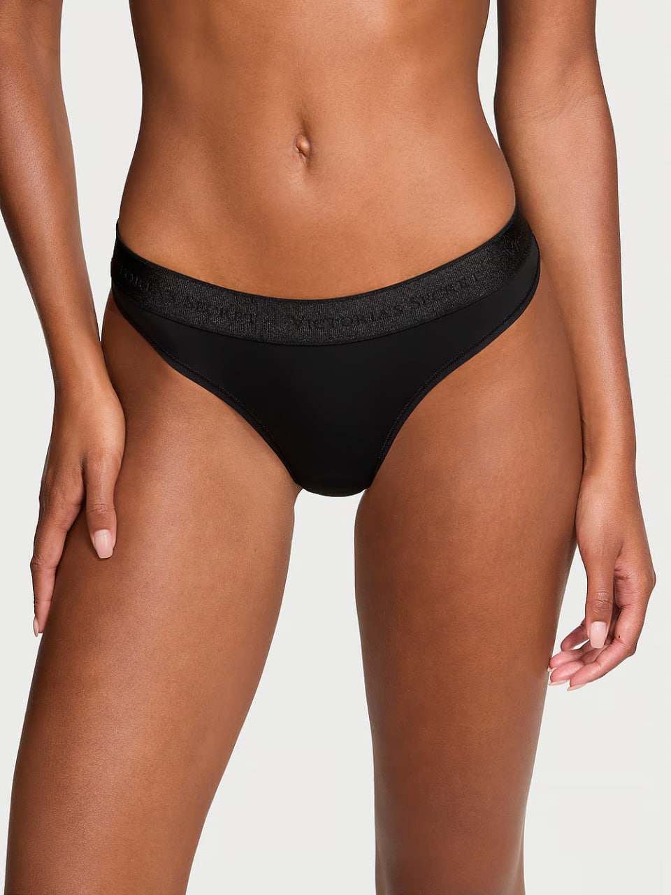Cтрінги з логотипом від Victoria’s Secret - Logo Thong Panty