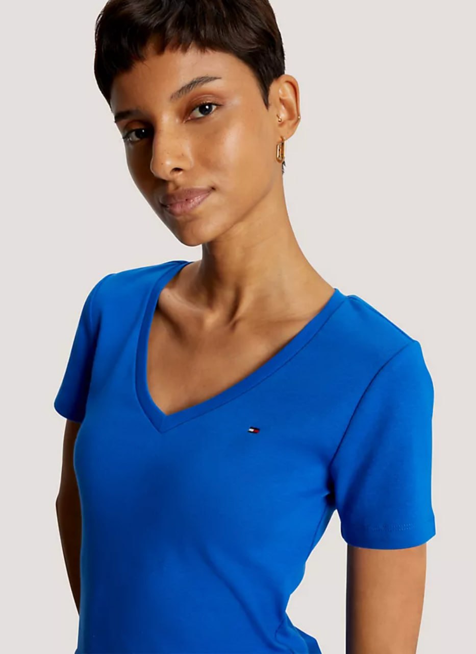 Жіноча футболка Tommy Hilfiger V-Neck T-Shirt