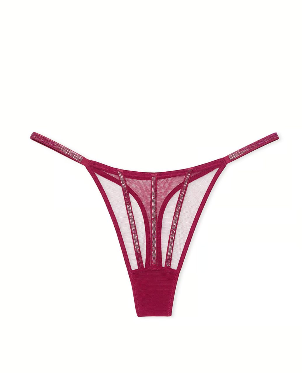 Стрінги зі стразами від Victoria’s Secret - Sheer Shine Thong Panty