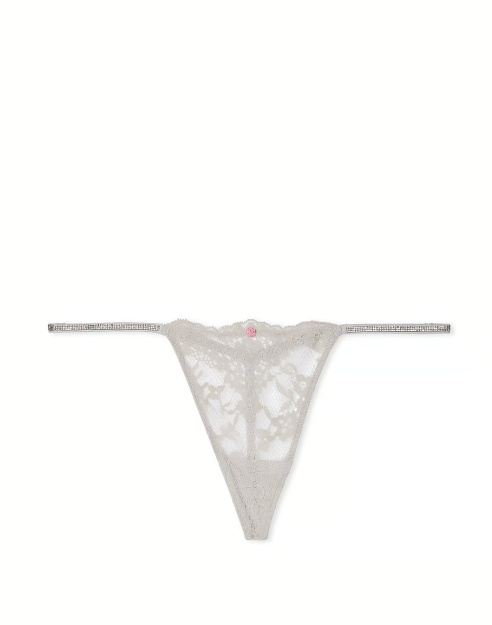 Мереживні стрінги зі стразами від Victoria's Secret Twinkle Strap Lace V-String Panty